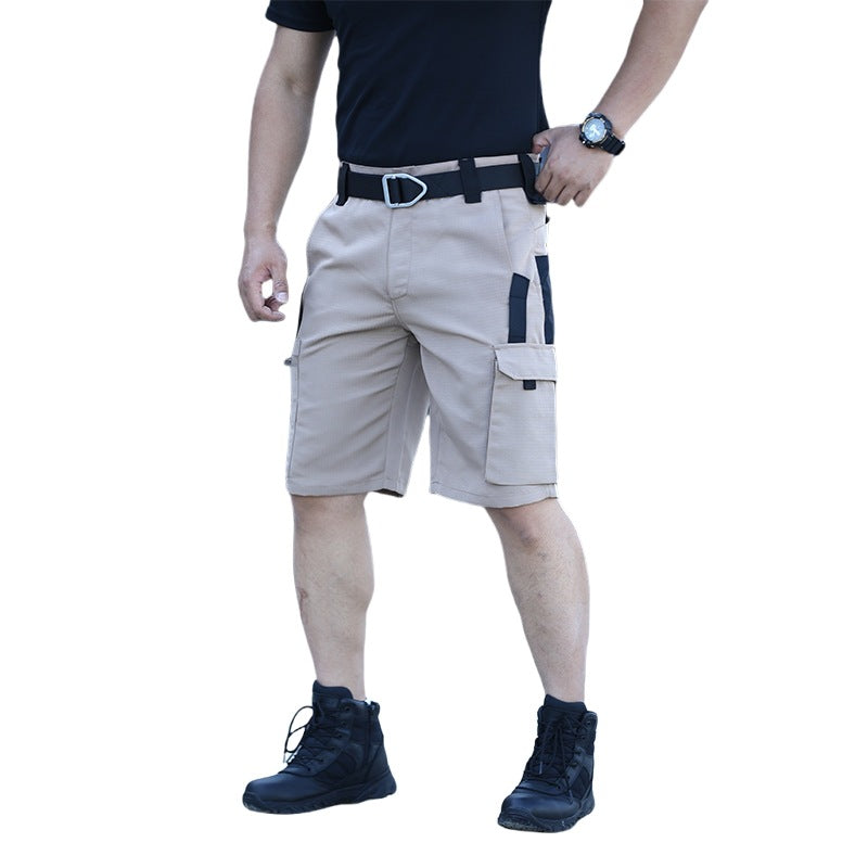 Herren cargo shorts mit praktischen seitentaschen und verstellbarem bund EB