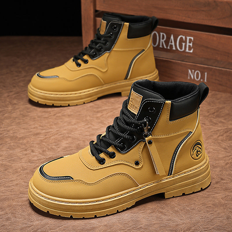 Damen Hohe Stiefel mit rutschfester Sohle und robustem Obermaterial EB