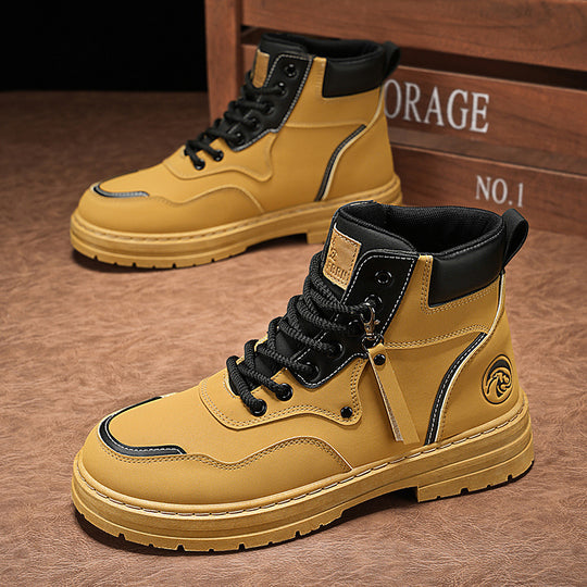 Damen Hohe Stiefel mit rutschfester Sohle und robustem Obermaterial EB