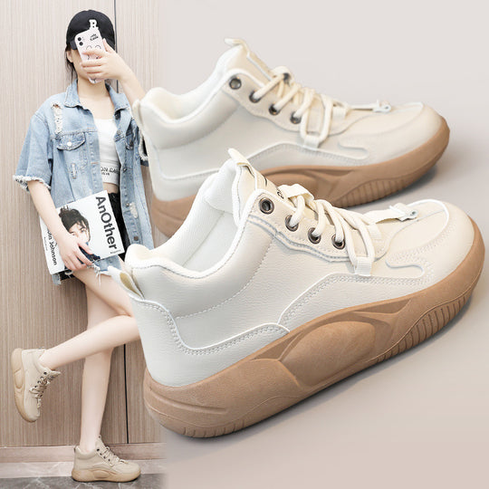 Damen Sportliche High-Top Sneakers mit dämpfender Sohle und modernem Design EB