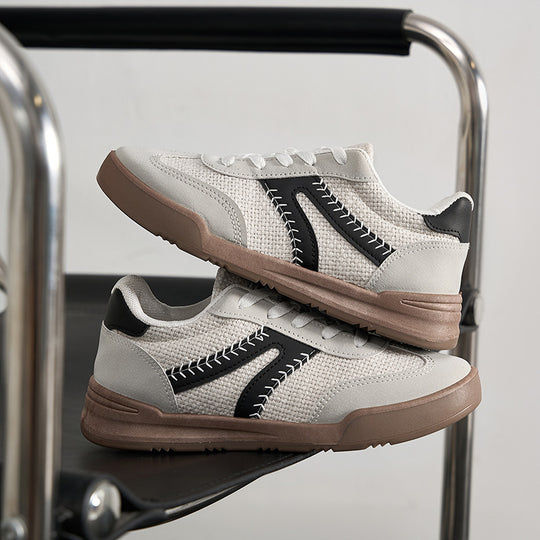 Damen Modische Freizeit Sneaker mit ergonomischem Design und atmungsaktiver Oberflächenstruktur EB
