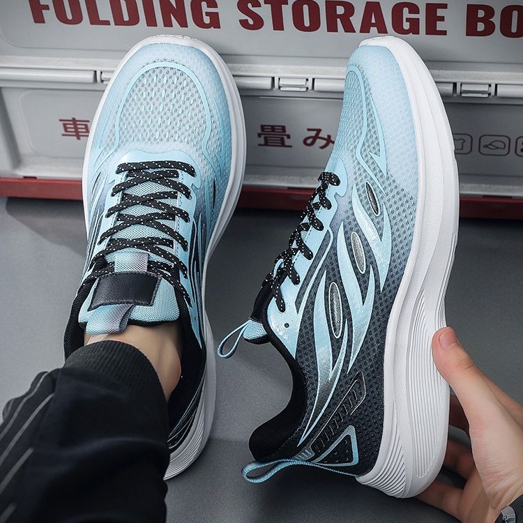Damen Sportliche Lauf-Sneaker mit atmungsaktiver Mesh-Konstruktion EB