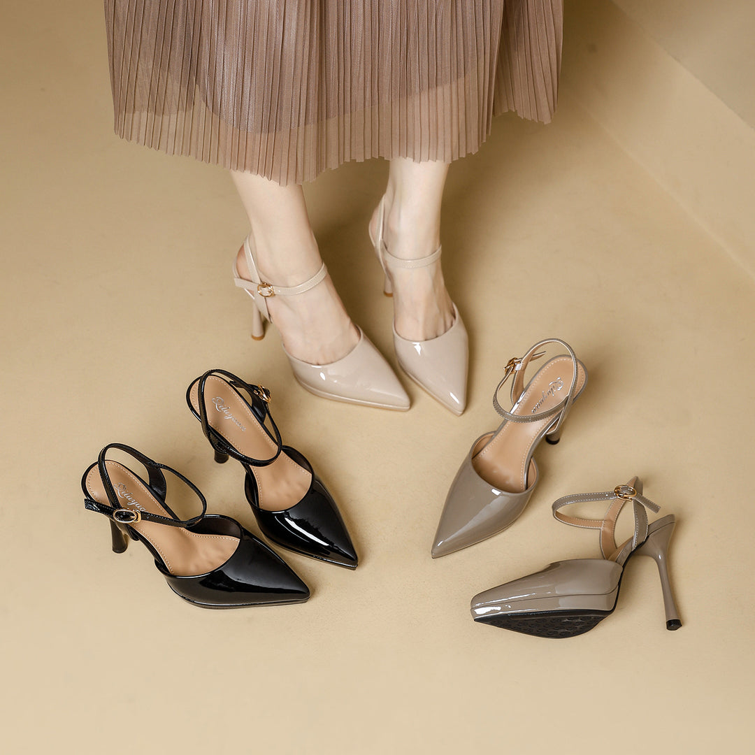 Damen Slingback-Pumps mit modernem Design und schmalem Absatz EB