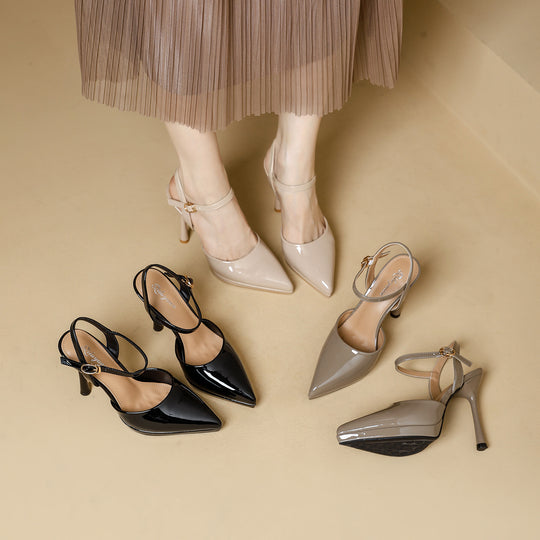 Damen Slingback-Pumps mit modernem Design und schmalem Absatz EB