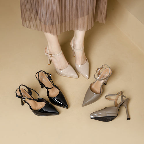 Damen Slingback-Pumps mit modernem Design und schmalem Absatz EB