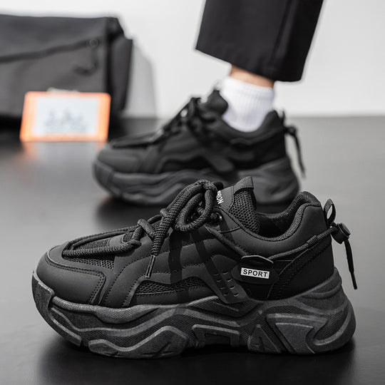 Damen Modische Chunky Sneakers mit atmungsaktiver Mesh-Oberfläche und dämpfendem Sohlenprofil EB