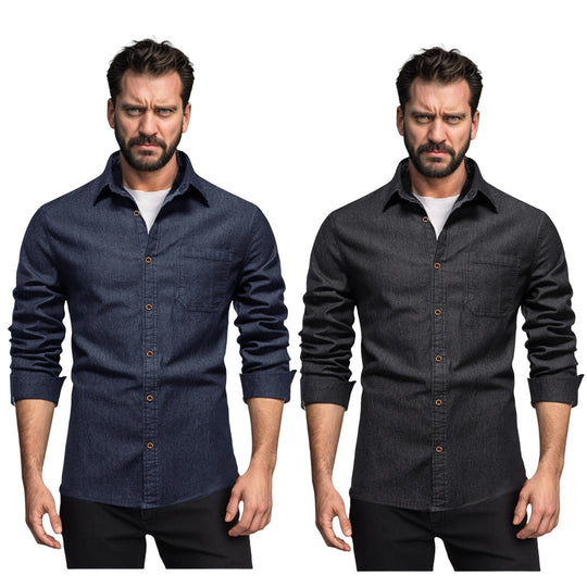 Herren Denim Hemd EB