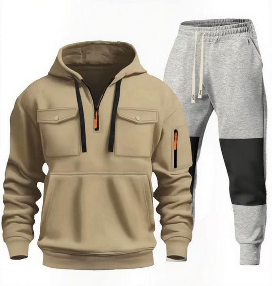 Herren funktionaler Sweatshirt- und Jogginghosen-Set EB