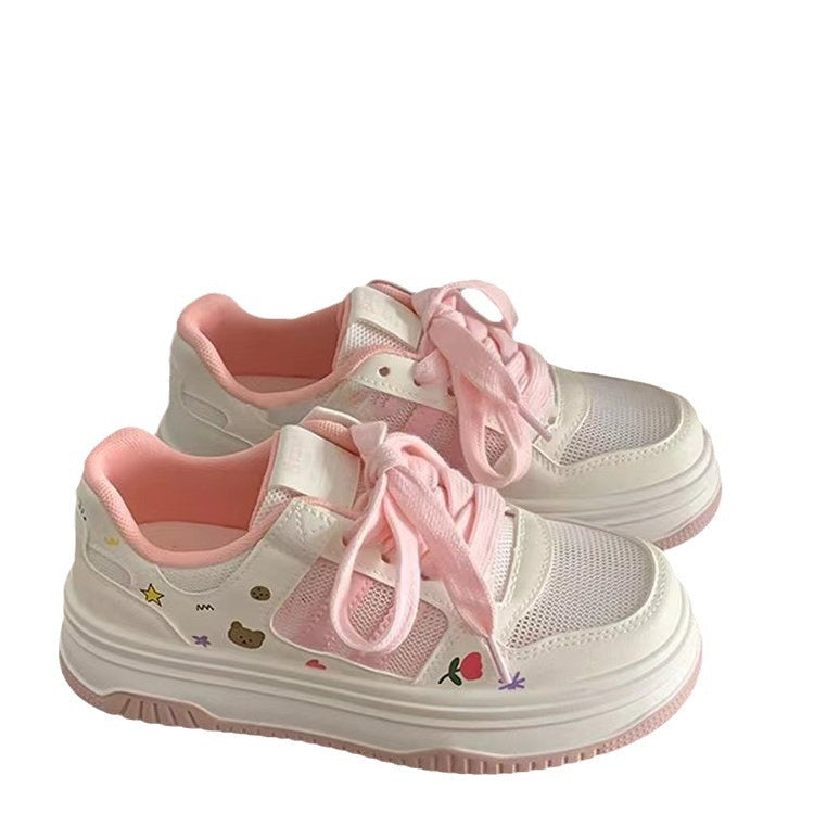 Damen Sneaker mit verspieltem Design und rutschfester Sohle EB
