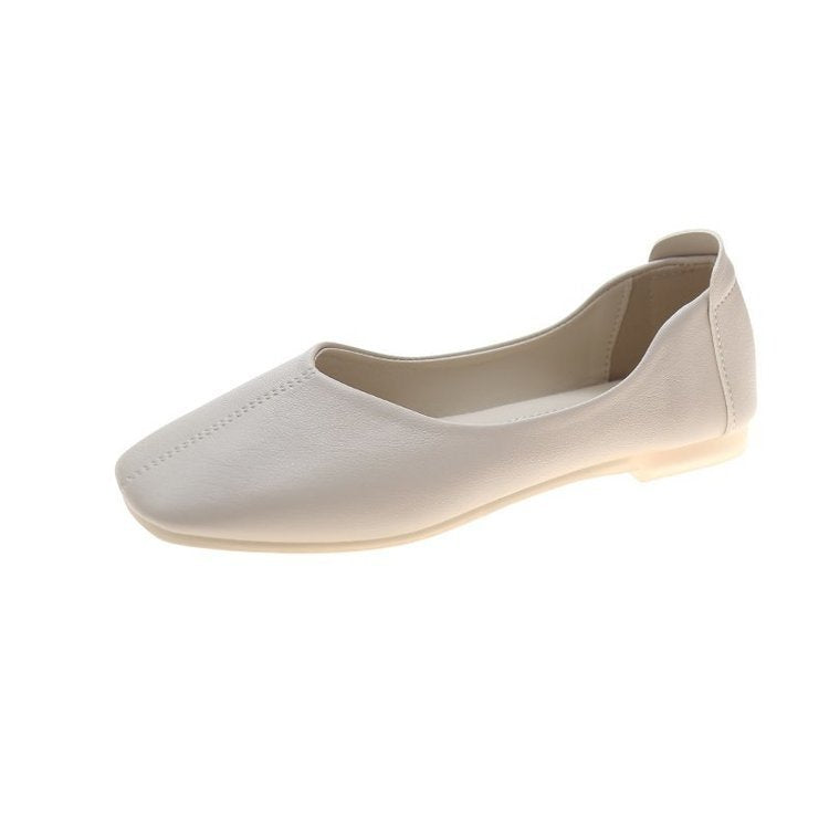 Damen elegante Ballerinas mit geschwungenem Schnitt und flexiblem Fußbett EB
