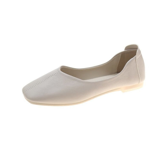 Damen elegante Ballerinas mit geschwungenem Schnitt und flexiblem Fußbett EB