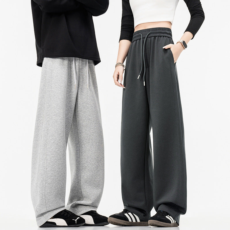 Damen weite Lounge-Jogginghose mit elastischem Bund, Kordelzug und legerer Culotte-Passform EB