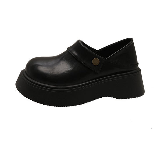 Damen modische Clogs mit stabilem Plateau und praktischen Riemen EB