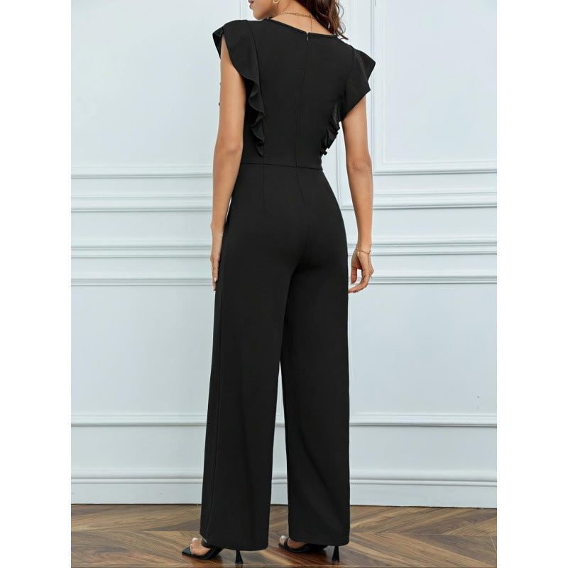 Damen Overall mit Rüschendetail EB