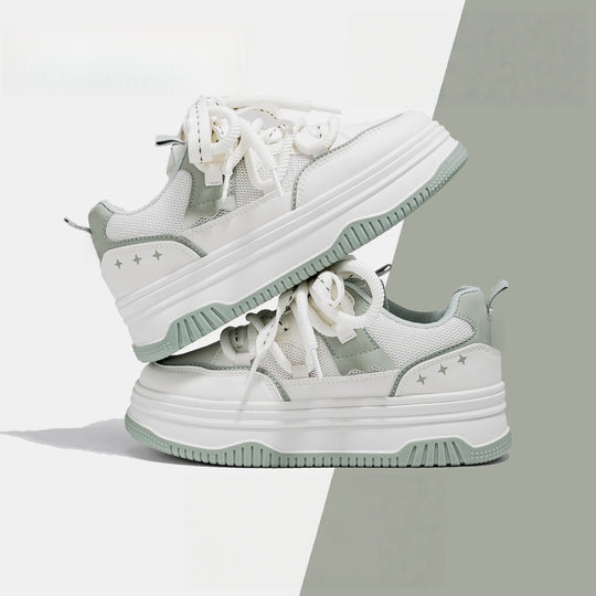 Damen Trendige Sneaker mit hohem Komfort und atmungsaktivem Obermaterial EB