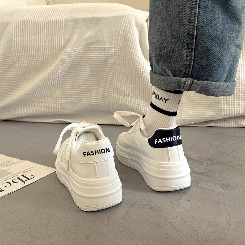 Damen Modische Plateau Sneakers mit komfortablem Rückenschutz EB