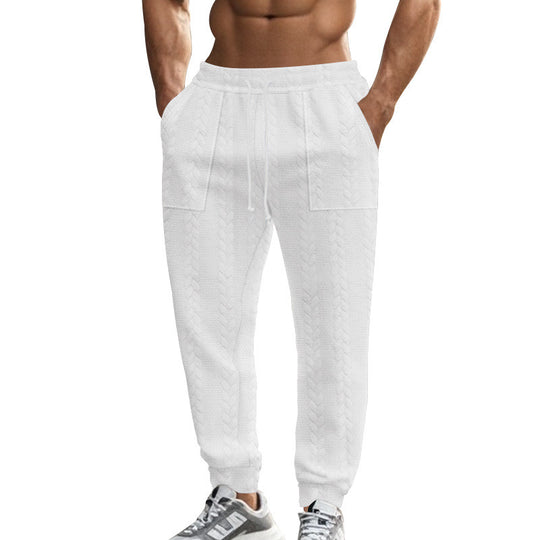 Herren bequeme Freizeithose mit innovativem Kordelzug und zwei praktischen Taschen EB
