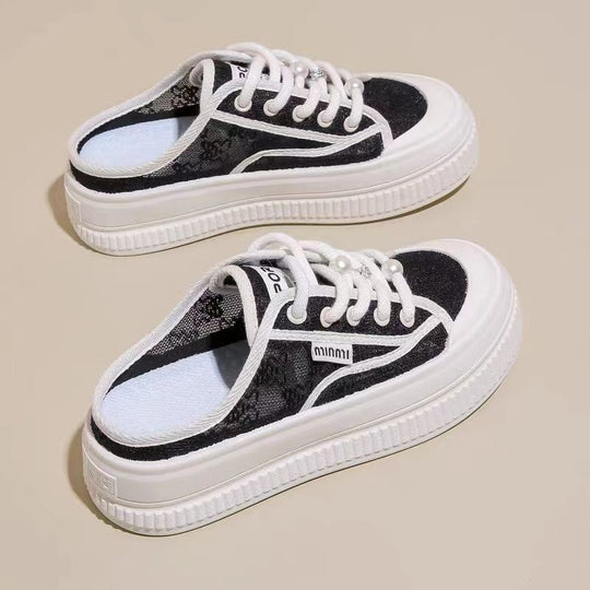 Damen Sneakers mit trendigem Schnitt und modischer Netzoberfläche EB