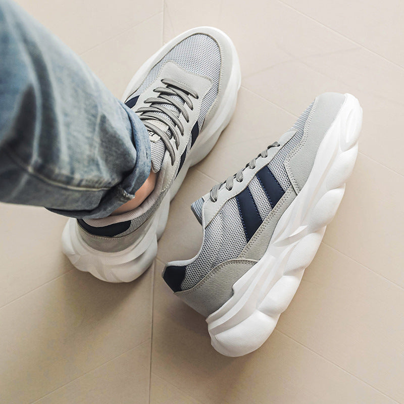 Damen Sportliche Sneakers mit atmungsaktiver Mesh-Oberfläche und dämpfender Sohle EB