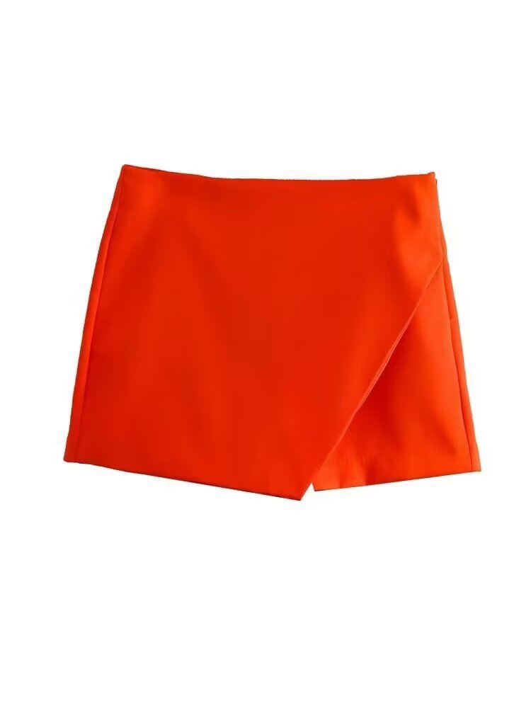 Damen modische Wickel-Shorts aus hochwertigem, elastischem Material EB
