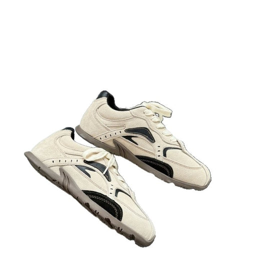 Damen Komfortable Freizeitsneaker mit atmungsaktivem Wildleder-Obermaterial und dämpfender Sohle EB