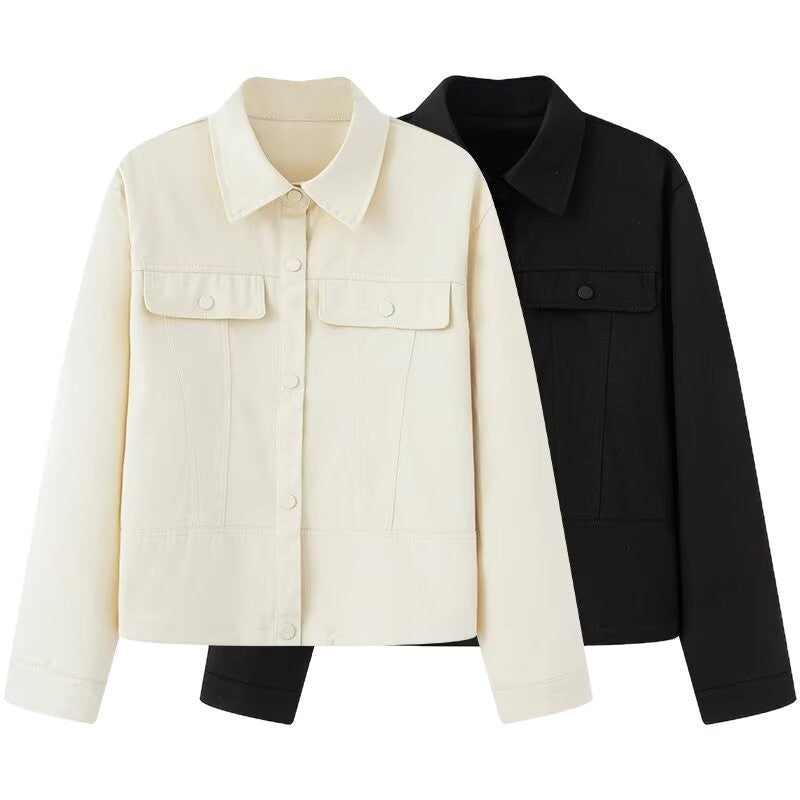 Damen Jacke im modernen Utility-Stil mit stilvollen Taschen EB