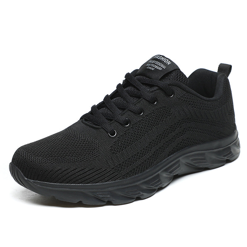 Damen Sportliche Knit Sneakers mit dämpfender Sohle EB