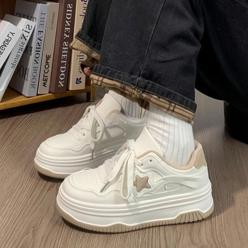 Damen Chunky Sneakers mit trendigem Design und dämpfender Laufsohle EB