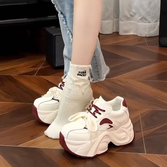 Damen Chunky Sneaker mit innovativem Dämpfungssystem und atmungsaktiver Oberflächenstruktur EB