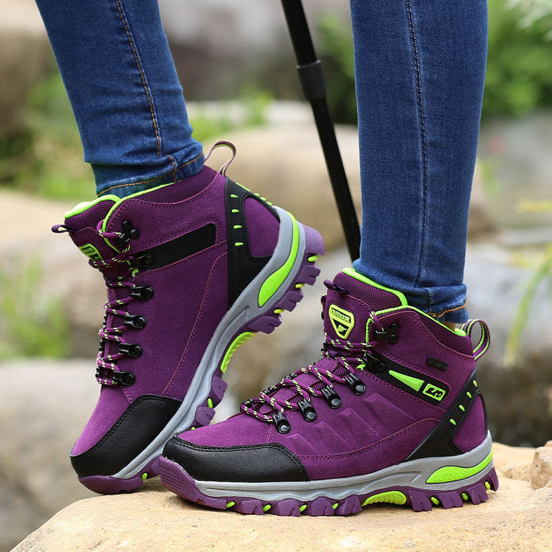 Damen Hochwertige Wanderschuhe mit wasserdichtem Obermaterial und rutschfester Sohle EB