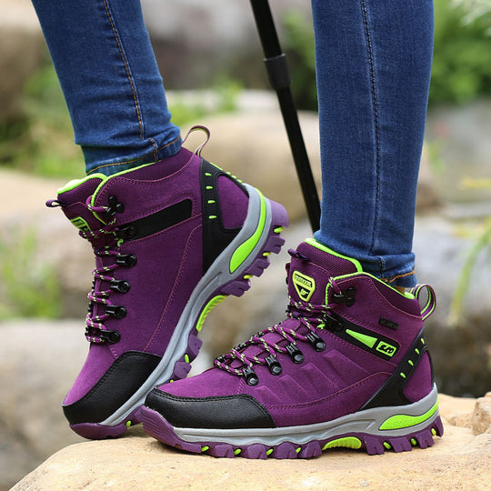 Damen Hochwertige Wanderschuhe mit wasserdichtem Obermaterial und rutschfester Sohle EB