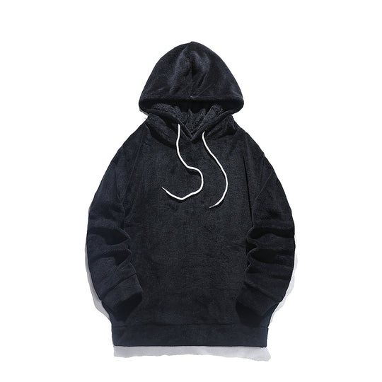 Herren kuscheliges Kapuzensweatshirt aus weichem Fleece EB