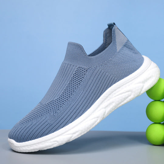 Damen Atmungsaktive Slip-On Laufschuhe mit flexiblem Obermaterial EB