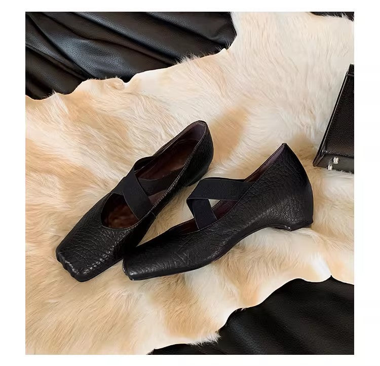 Damen Ballerinas mit elegantem Riemchen und komfortablem Fußbett EB