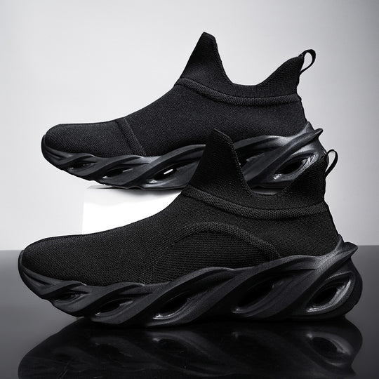 Damen High-Performance Laufschuhe mit elastischem Strick-Obermaterial und innovativer Sohlenkonstruktion EB