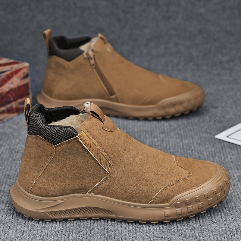 Damen Komfortable Stiefeletten mit weichem Innenfutter und praktischem Reißverschluss EB
