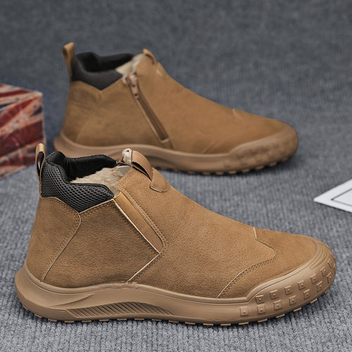 Damen Komfortable Stiefeletten mit weichem Innenfutter und praktischem Reißverschluss EB
