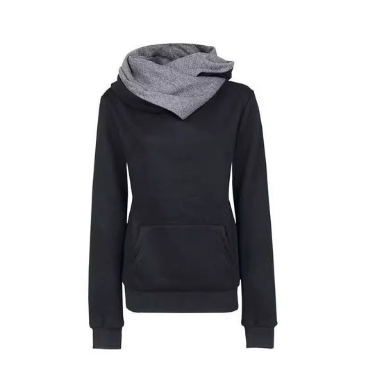 Damen Kapuzenpullover mit asymmetrischem Schnitt EB