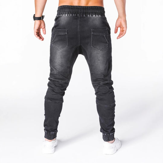 Herren Jogginghose im modernen Skinny Fit mit dehnbarer Baumwollmischung und sportlichen Details EB