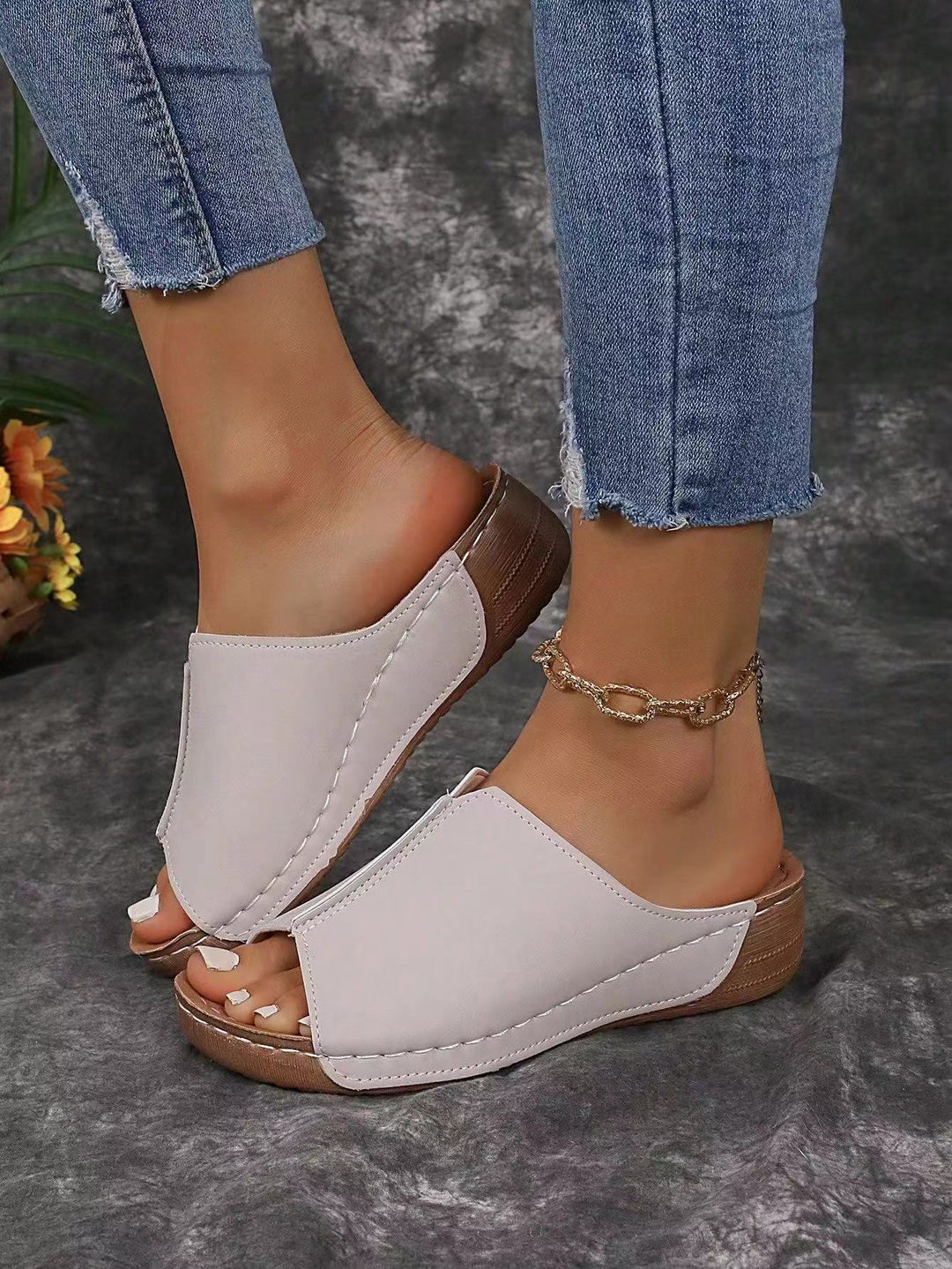 Damen bequeme und elegante Clogs mit anatomischer Fußbettung EB