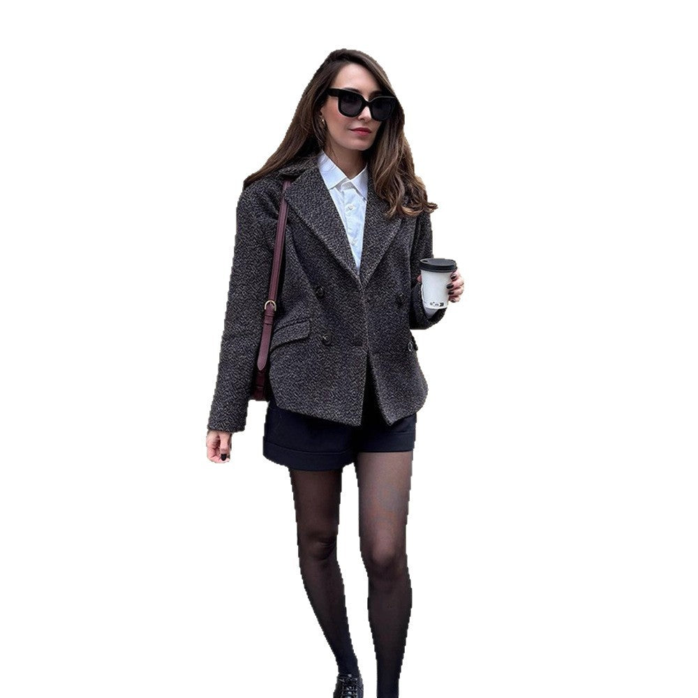 Damen modischer Doppelreiher Blazer EB