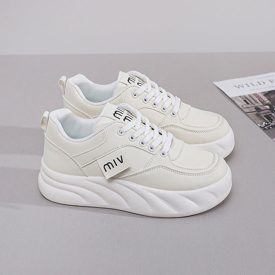 Damen Platform Sneakers mit dämpfender Sohle und atmungsaktivem Obermaterial EB