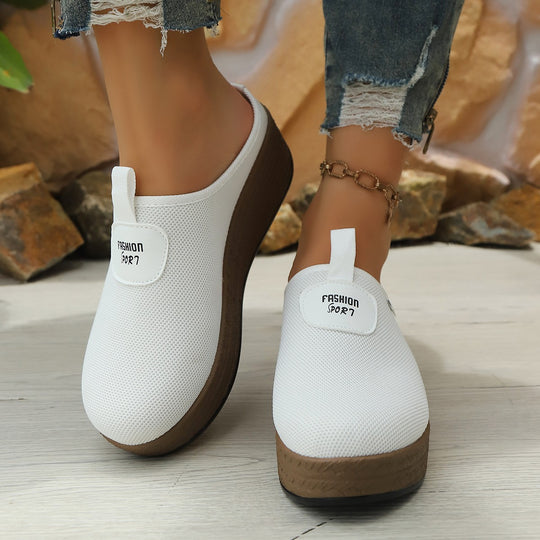 Damen Slipper mit rutschfester Sohle und elastischem Obermaterial EB