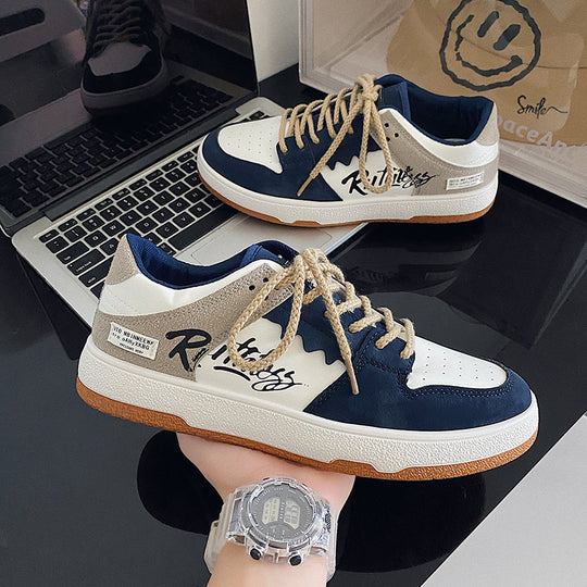 Damen Sneaker mit sportlichem Design und gepolstertem Kragen EB