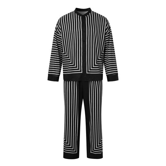 Damen Modernes Freizeit-Set mit geometrischem Muster EB