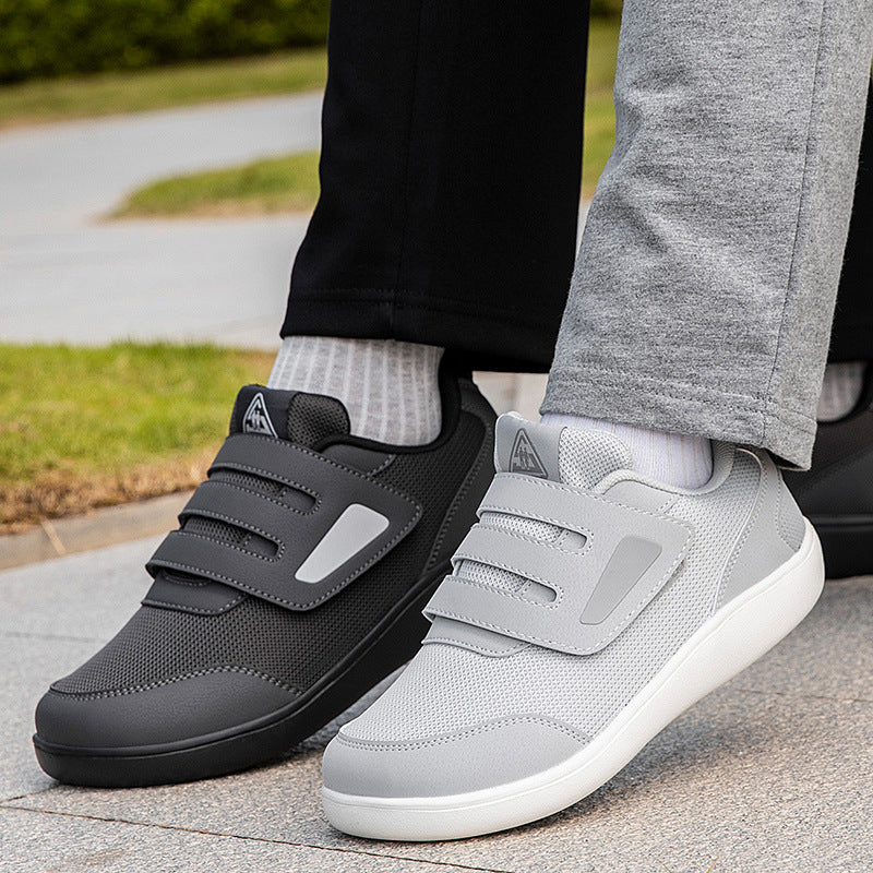 Damen Sportliche Slip-On Sneakers mit praktischen Klettverschlüssen EB