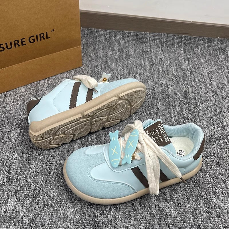 Damen Sportliche Sneakers mit verspieltem Design und stabiler Sohle EB