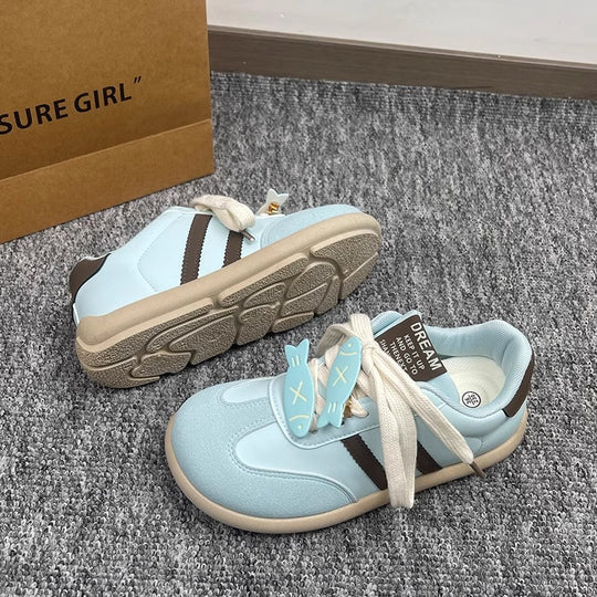 Damen Sportliche Sneakers mit verspieltem Design und stabiler Sohle EB