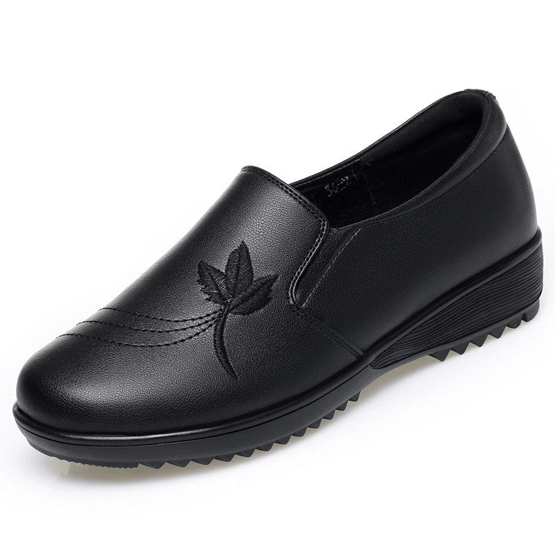 Damen Elegante Slip-On Schuhe mit floralem Design und rutschfester Sohle EB