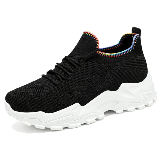 Damen Sportliche und flexible Sneakers mit atmungsaktivem Obermaterial EB